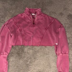 urban Pink Cropped Pullover